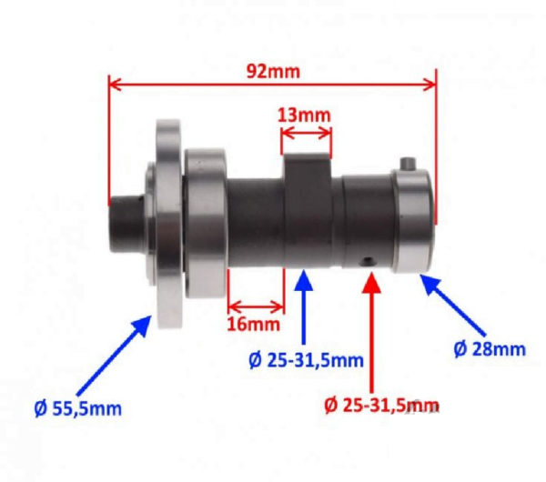 CAMSHAFT FOR ATV BASHAN 250