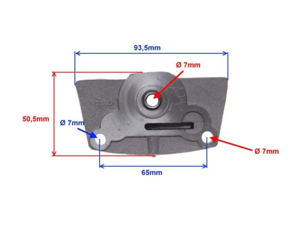 COVER, CYLINDER HEAD SIDE RH 125 CCM CROSS 4T