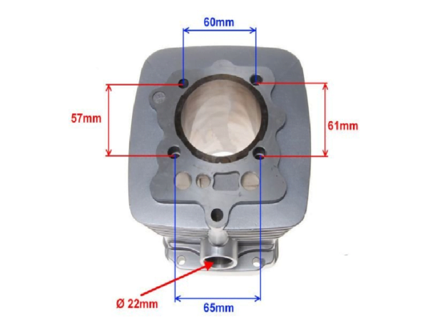 CYLINDER ASSY DIA. 63,40 ATV200 AIR-COOLED KINROAD