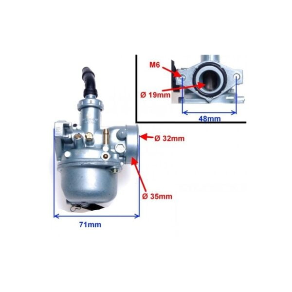 KARBIURATORIUS 110-125 CCM
